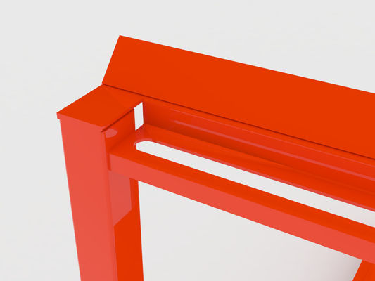 Stillages красной емкости стойки 150KG апельсина 30*50mm Stackable
