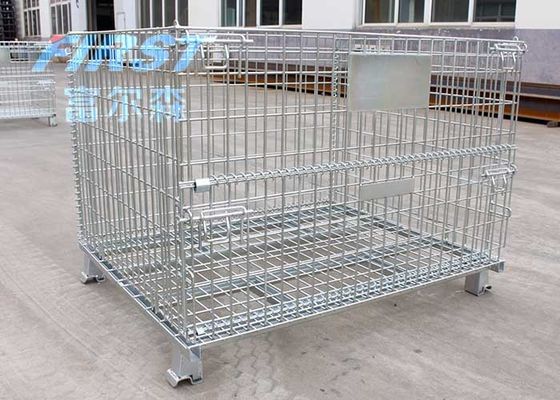 Stackable стальной паллет коробки ячеистой сети Q235 50*50mm