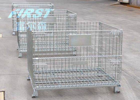 Паллет коробки ячеистой сети емкости склада 800KGS двухлобный