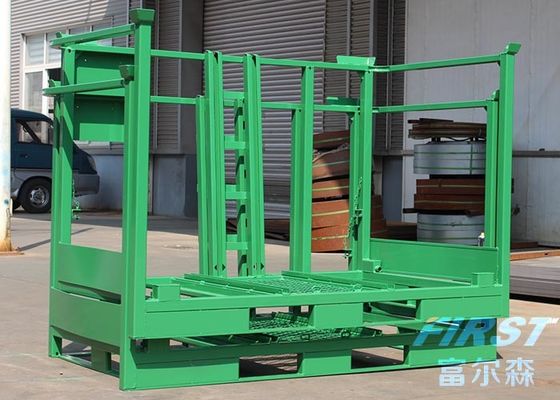 Зеленый порошок покрыл глубину 60" 1.5M Stackable стальные паллеты