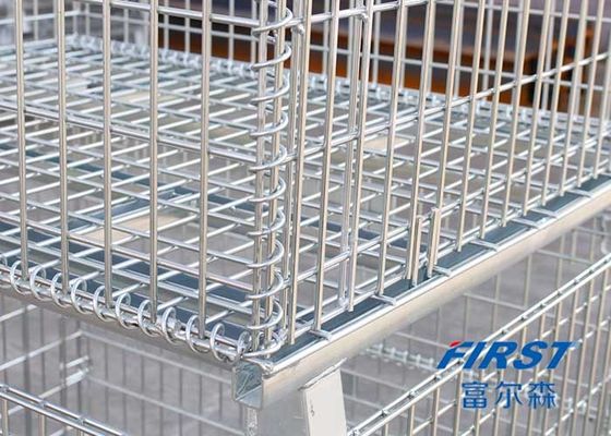 Stackable стальной паллет коробки ячеистой сети Q235 50*50mm