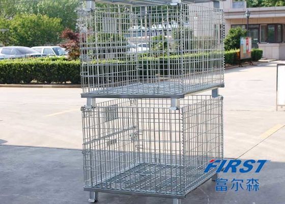 Stackable стальной паллет коробки ячеистой сети Q235 50*50mm