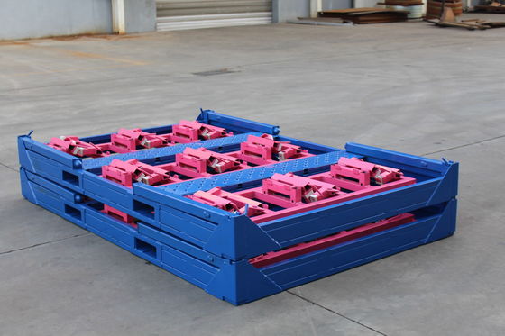 Паллеты 2400 Lb склада ISO сверхмощные Stackable стальные