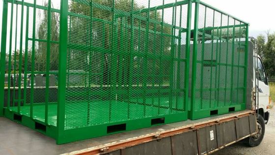 Цинк покрыл паллет автошины проводника грузоподъемника высоты 1250mm стальной
