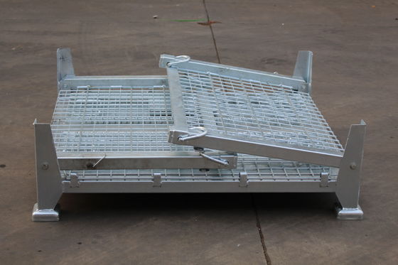Складный Electro цинк покрыл клетку хранения металла сетки 50x50