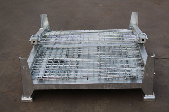 Складный Electro цинк покрыл клетку хранения металла сетки 50x50