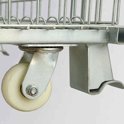 Серебряная Lockable клетка металла 1500KG складчатости 50*50mm складная