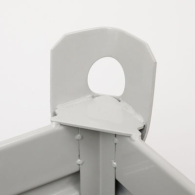 Electrogalvanized коробка паллета складчатости стали Q235 1500kg Cpacity